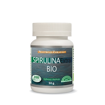Spirulina Extra BIO (50g, 200 tabletiek) - výživový doplnok Spirulina Extra BIO (50g, 200 tabletiek) - výživový doplnok
