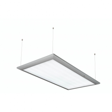 NASLI EVIDENS 6x 54 W, závesné svietidlo, strieborná mikrostruktura RAL NASLI EVIDENS 6x 54 W, závesné svietidlo, strieborná mikrostruktura RAL